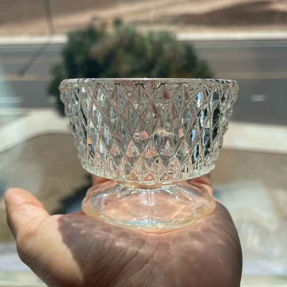 Clear Indiana Glass Fairy Lamp - Picture 4 of 7